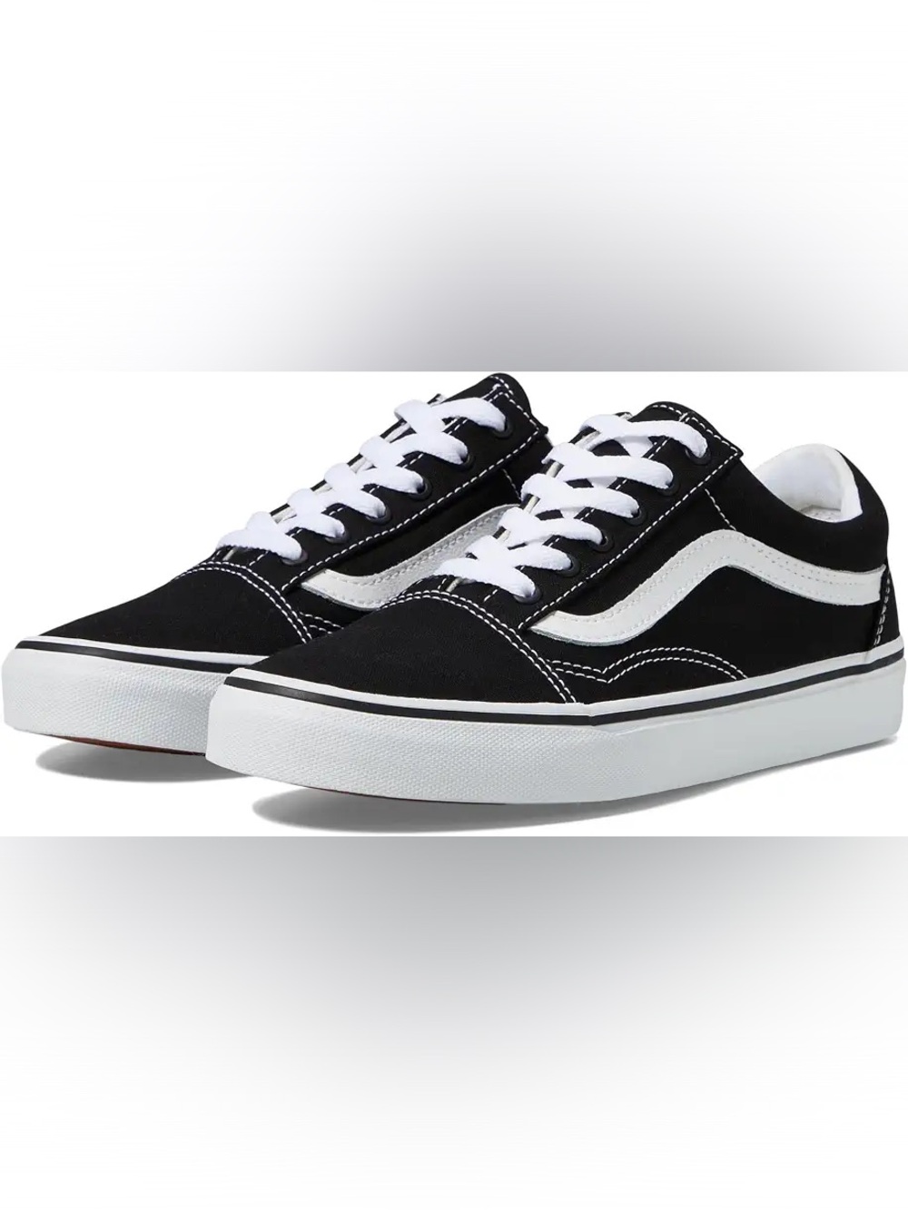 Vans | Old Skool Canvas Black & White Sneakers